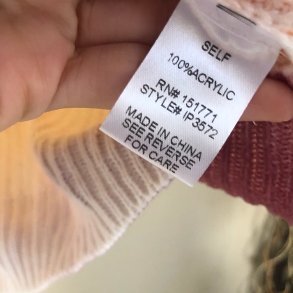 NWT Entro Boutique Multicolored Sweatshirt - Picture 4 of 5